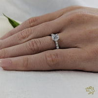 Skye Classic Round Solitaire 0.60ct F SI1 Diamond Platinum Ring - Michael Jones Jeweller