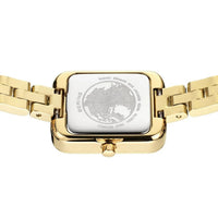 Bering Classic Rectangular Yellow PVD Quartz Watch 14520-734