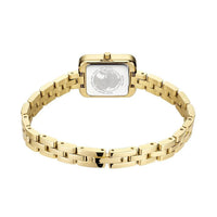 Bering Classic Rectangular Yellow PVD Quartz Watch 14520-734