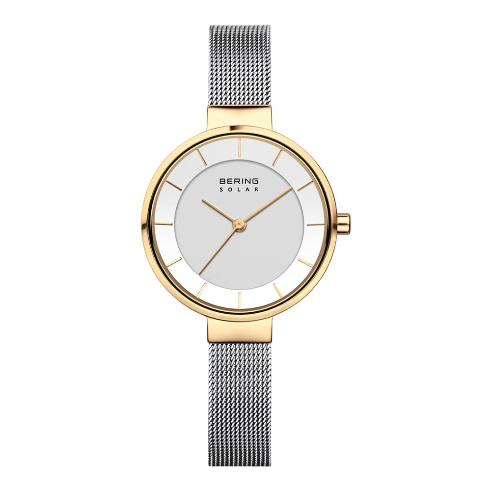 Bering Solar 31mm Steel Mesh Watch 14631-024 - Michael Jones Jeweller