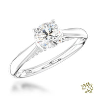 Oxford Solitaire 0.70ct G SI1 Diamond Platinum Ring - Michael Jones Jeweller