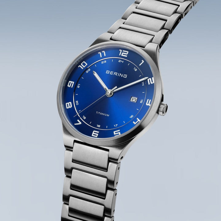 Bering Brushed Titanium Quartz Watch 15139-707