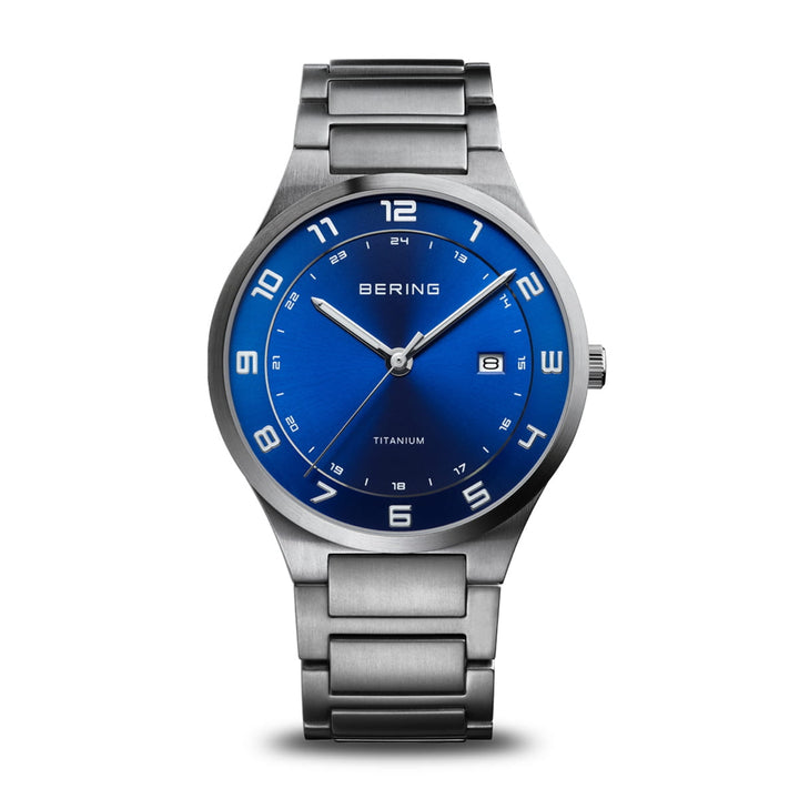 Bering Brushed Titanium Quartz Watch 15139-707