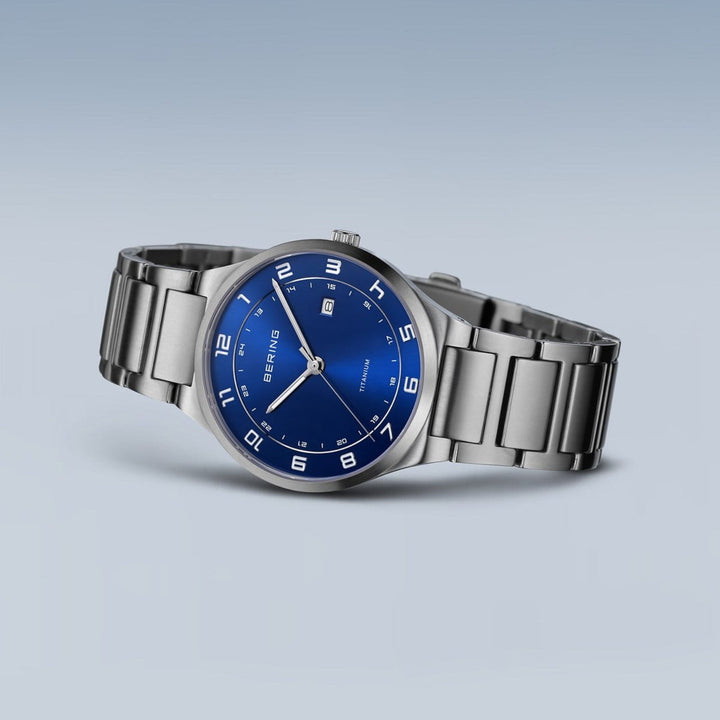 Bering Brushed Titanium Quartz Watch 15139-707