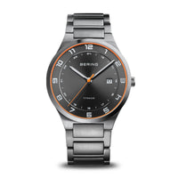 Bering Brushed Titamium Watch 15139-709 - Michael Jones Jeweller