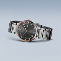 Bering Brushed Titamium Watch 15139-709