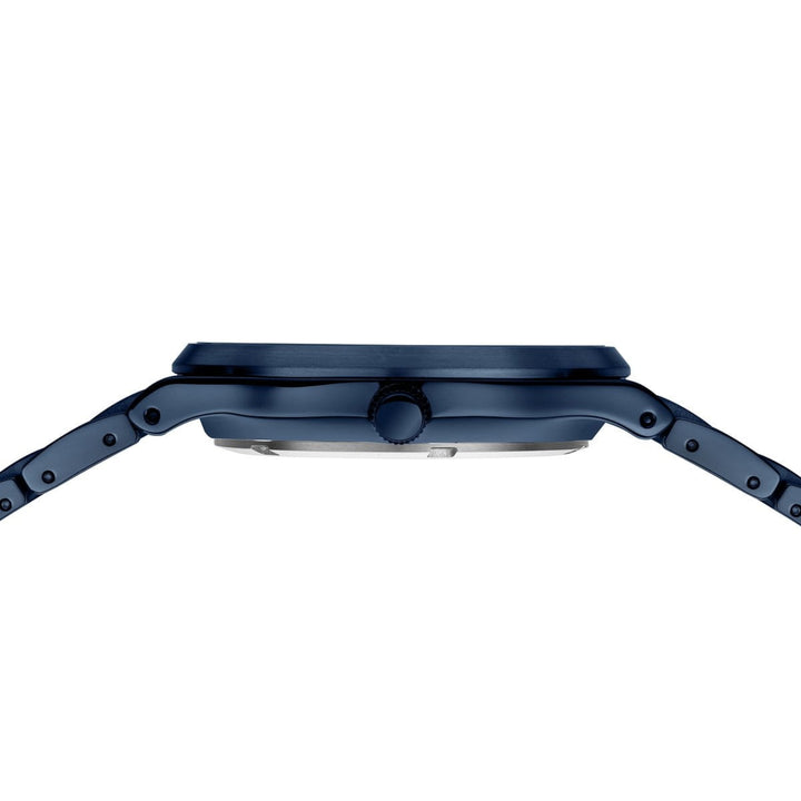 Bering Titanium Brushed Blue Quartz Watch 15139-797