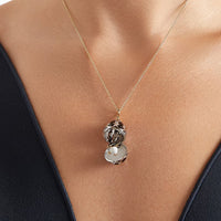 Fabergé Heritage Surprise Penguin Pendant 18ct White and Yellow Gold Black Enamel