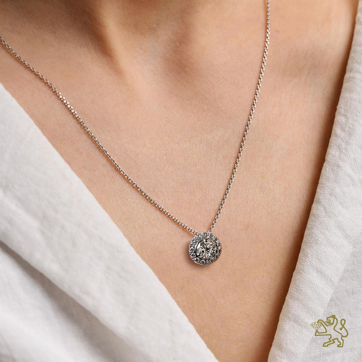 Skye 18W 0.50ct F SI1 Diamond White Gold Pendant - Michael Jones Jeweller