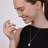 Fabergé Love by Fabergé 18ct Yellow Gold Ruby Set Fluted Ring