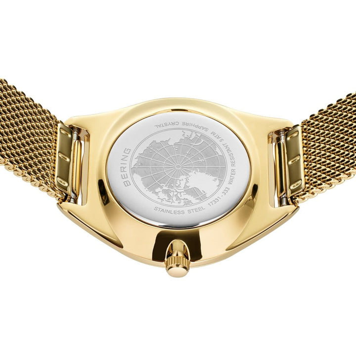 Bering Golden Sunray Solar Watch 17331-333