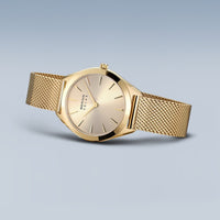 Bering Golden Sunray Solar Watch 17331-333