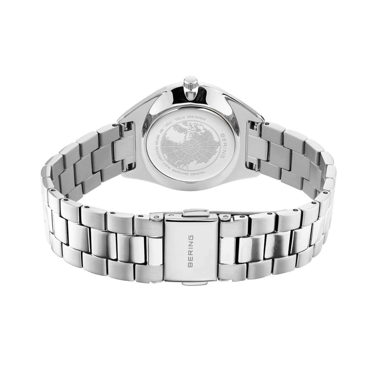 Bering Slim Blue Mother of Pearl Solar Watch 17331-707 - Michael Jones Jeweller