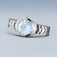 Bering Slim Blue Mother of Pearl Solar Watch 17331-707