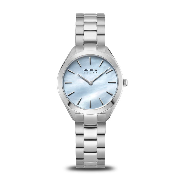 Bering Slim Blue Mother of Pearl Solar Watch 17331-707
