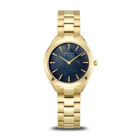 Bering Slim Black Mother of Pearl Solar Watch 17331-732