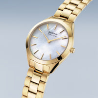 Bering Slim Mother of Pearl Solar Watch 17331-734