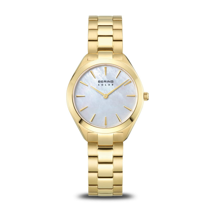 Bering Slim Mother of Pearl Solar Watch 17331-734