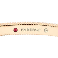 Fabergé Love By Fabergé Rose Gold Rainbow Multicoloured Gemstone Fluted Bracelet
