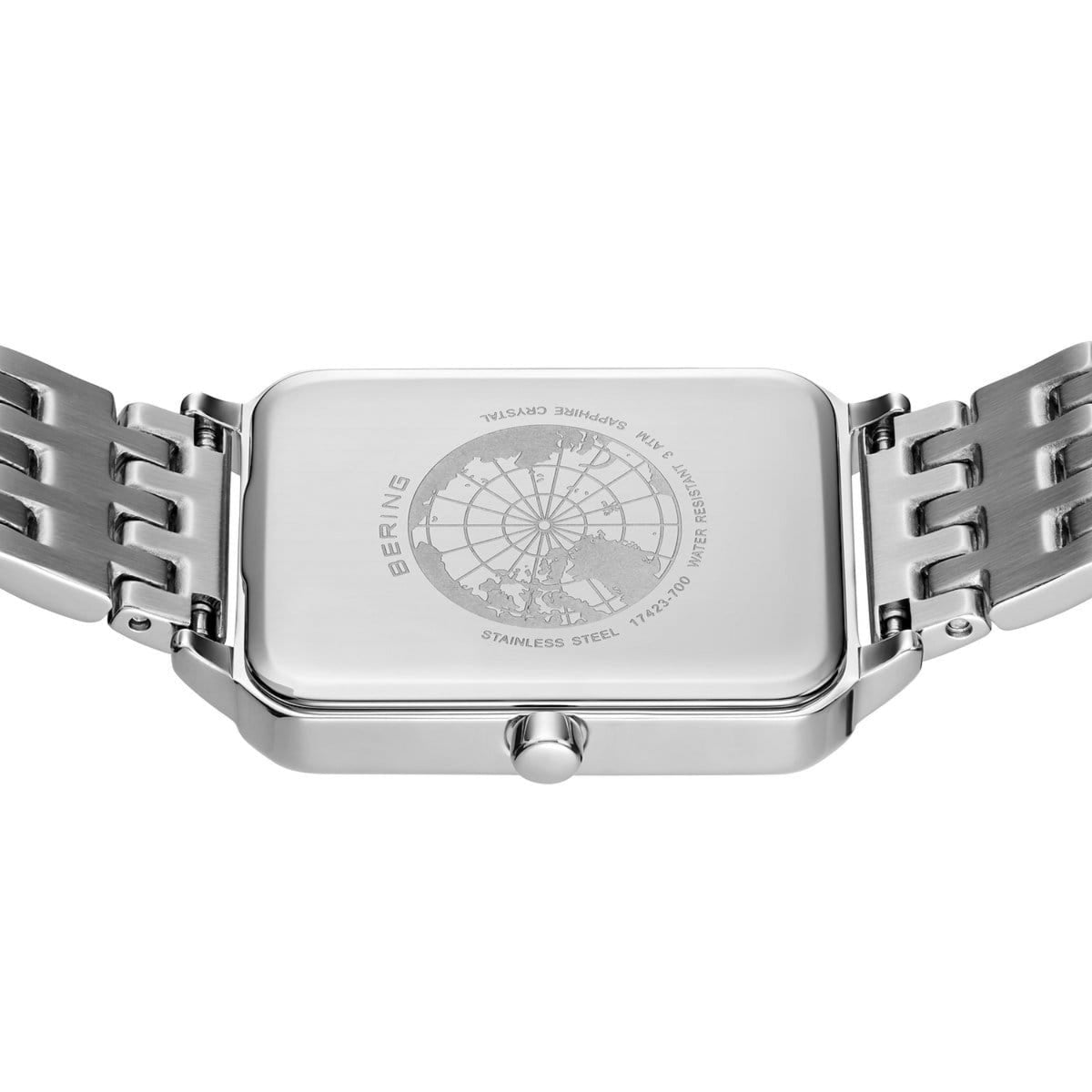 Bering Rectuangular Polished Quartz Watch 17423-700 - Michael Jones Jeweller
