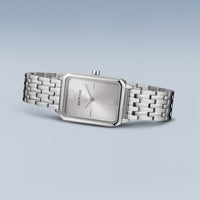 Bering Rectuangular Polished Quartz Watch 17423-700