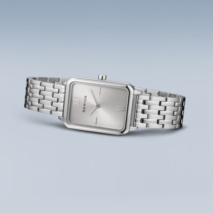Bering Rectuangular Polished Quartz Watch 17423-700