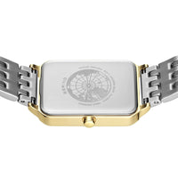 Bering Classic Rectangular Gold Plated Quartz Watch 17423-714