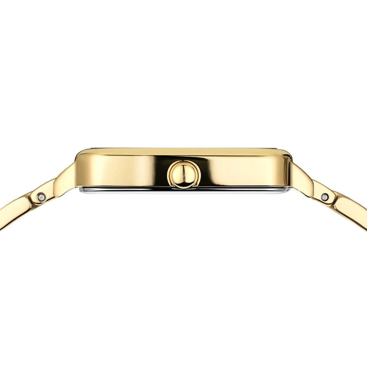 Bering Rectangular Yellow PVD Quartz Watch 17423-734 - Michael Jones Jeweller