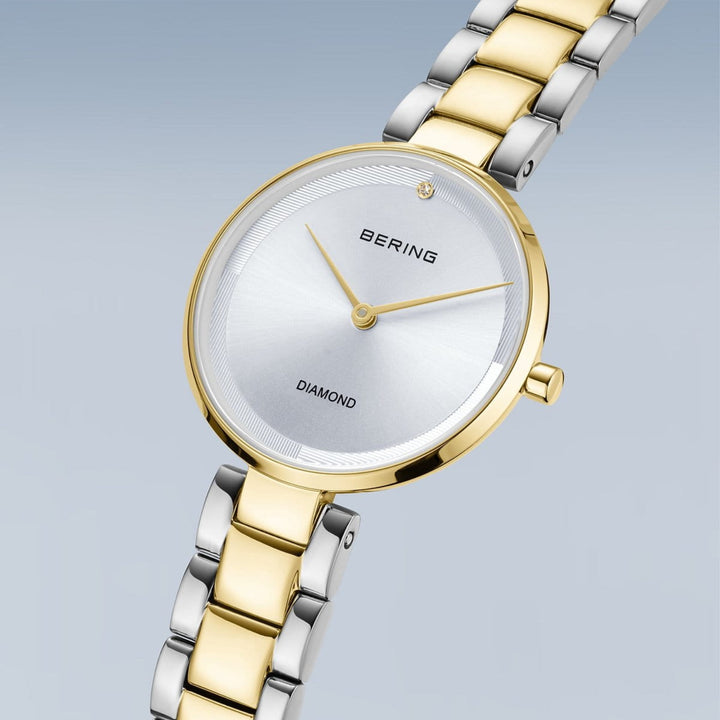 Bering Classic Yellow Gold Plated Quartz Watch 17529-710