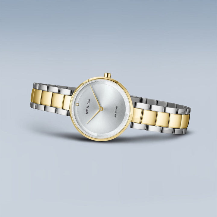Bering Classic Yellow Gold Plated Quartz Watch 17529-710