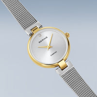 Bering Classic 34mm Polished Quartz Watch 17724-010