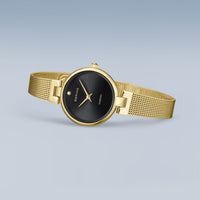 Bering Classic 24mm Gold Plated Quartz Watch 17724-332