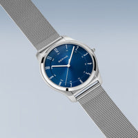 Bering Ultra Slim Polished/Brushed Silver Quartz Watch 18340-307 - Michael Jones Jeweller