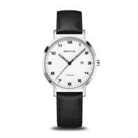 Bering Titanium Polished/Brushed Silver Quartz Watch 18634-404