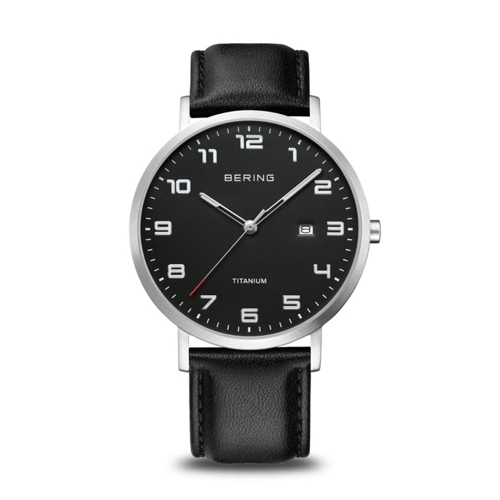 Bering Brushed Titanium Quartz Watch 18640-402