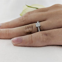 Skye Classic Princess Solitaire 0.30ct E VS2 Diamond Platinum Ring