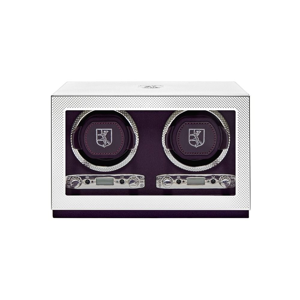 WOLF Silver 190th Anniversary Double Watch Winder - ONLINE EXCLUSIVE - Michael Jones Jeweller
