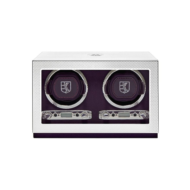 WOLF Silver 190th Anniversary Double Watch Winder - ONLINE EXCLUSIVE