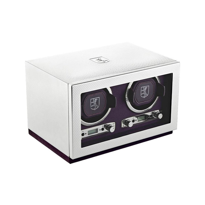 WOLF Silver 190th Anniversary Double Watch Winder - ONLINE EXCLUSIVE