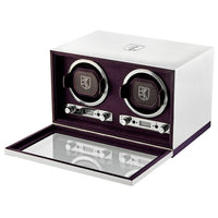 WOLF Silver 190th Anniversary Double Watch Winder - ONLINE EXCLUSIVE