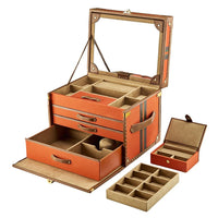 WOLF Ida 190th Anniversary Orange Trunk Jewellery Box - ONLINE EXCLUSIVE