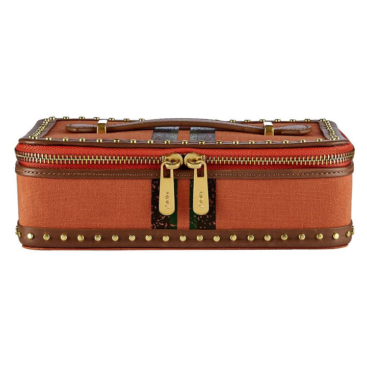 WOLF Ida 190th Anniversary Orange Zip Jewellery Case - ONLINE EXCLUSIVE