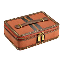 WOLF Ida 190th Anniversary Orange Zip Jewellery Case - ONLINE EXCLUSIVE