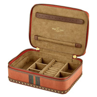 WOLF Ida 190th Anniversary Orange Zip Jewellery Case - ONLINE EXCLUSIVE