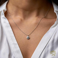 Bonaire 0.40ct D SI1 Diamond White Gold Pendant - Michael Jones Jeweller