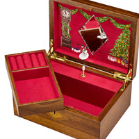 WOLF Nutcracker Ballet Musical Jewellery Box