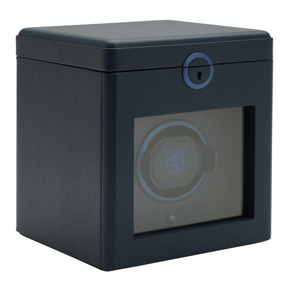 WOLF Earth Single Watch Winder Midnight Blue - ONLINE EXCLUSIVE - Michael Jones Jeweller