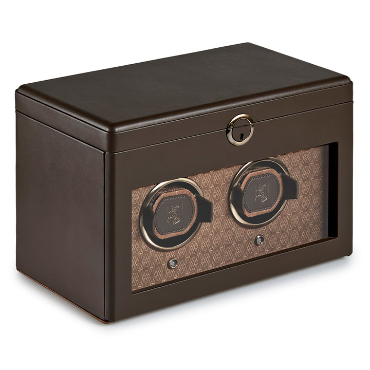 WOLF Earth Watch Winder Double Coffee