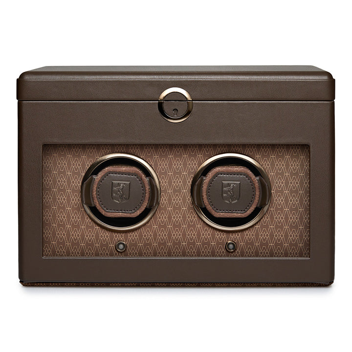WOLF Earth Watch Winder Double Coffee