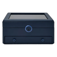 WOLF Earth Watch Stand Box Midnight Blue - ONLINE EXCLUSIVE - Michael Jones Jeweller
